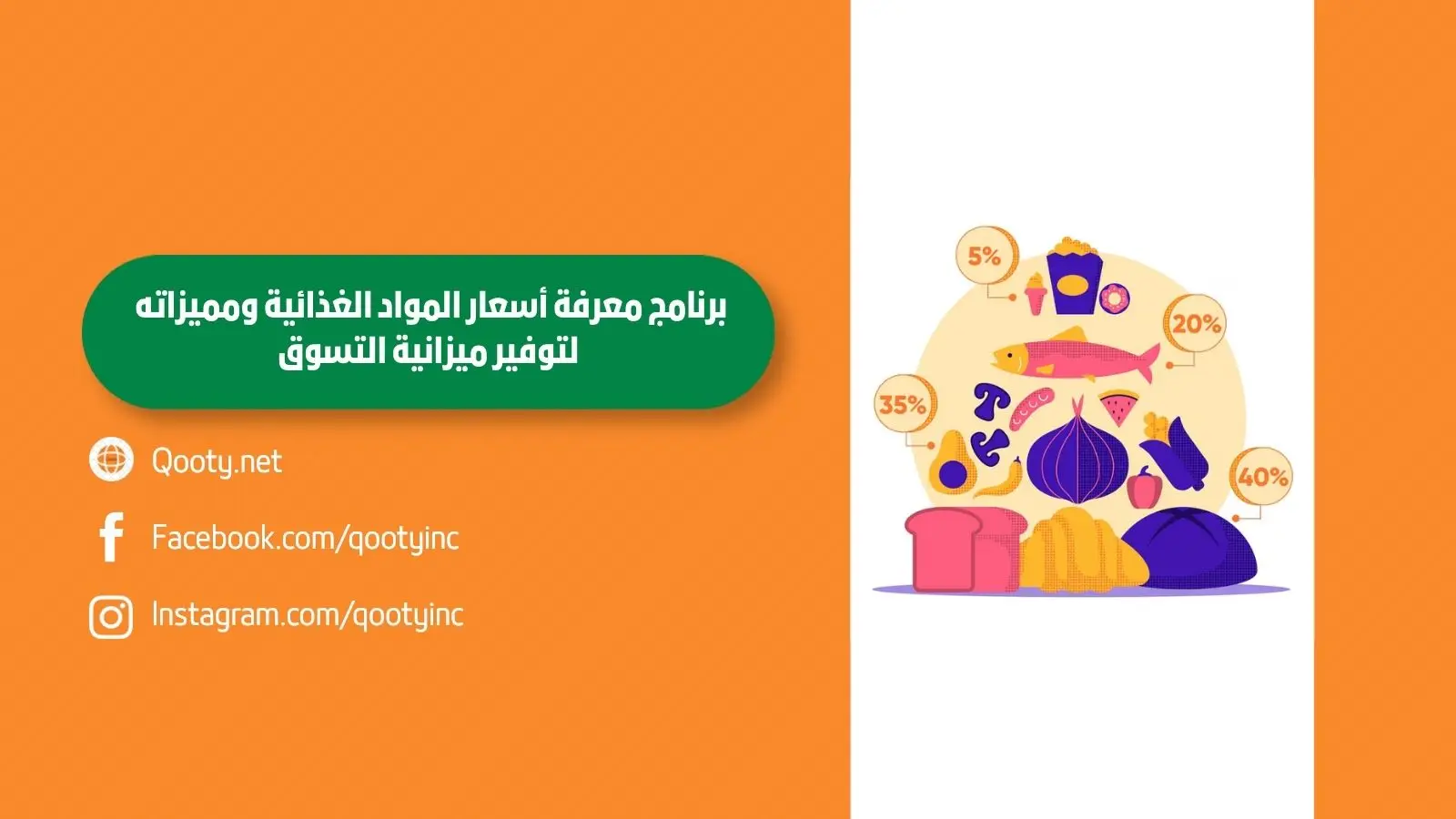 برنامج معرفة أسعار المواد الغذائية ومميزاته لتوفير ميزانية التسوق